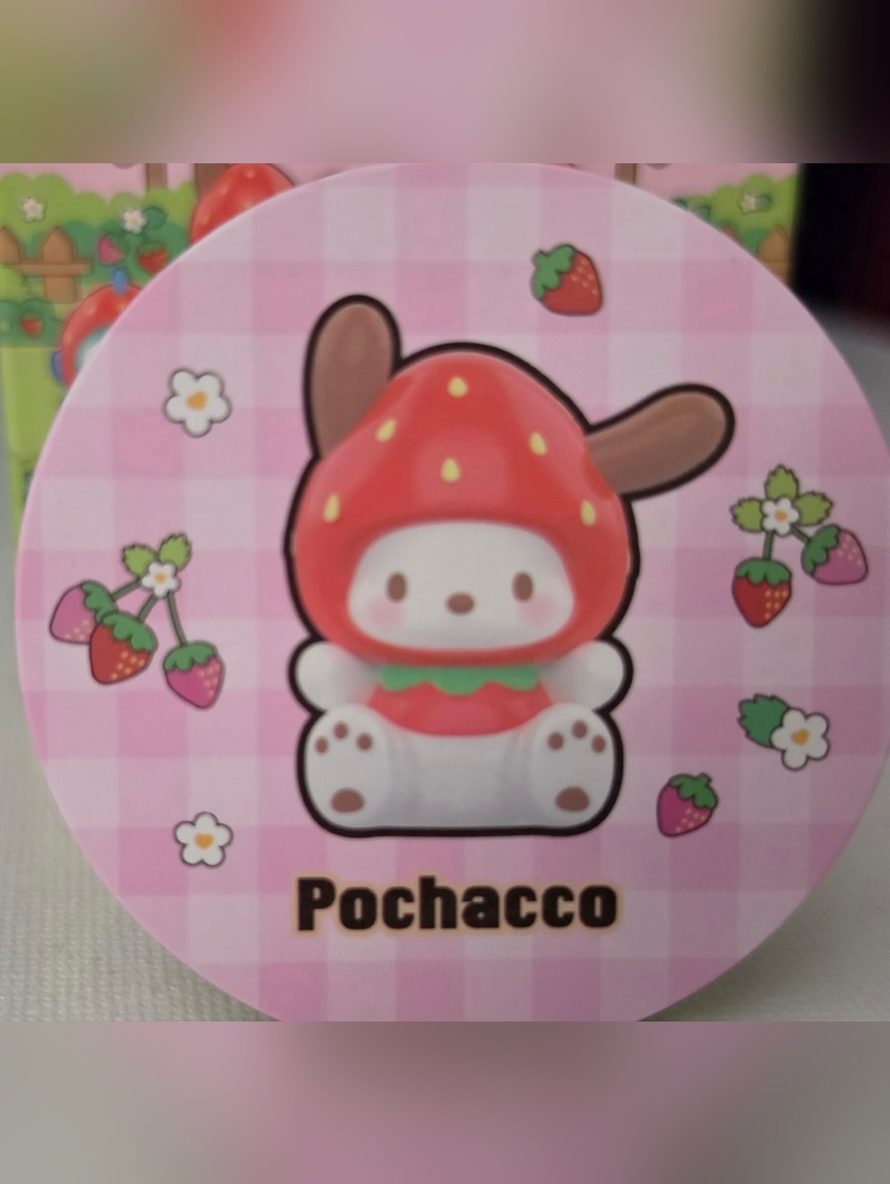 Sanrio Characters Strawberry Candy Series Mini Figures Pendant  "Pochacco" - Picture 8 of 10